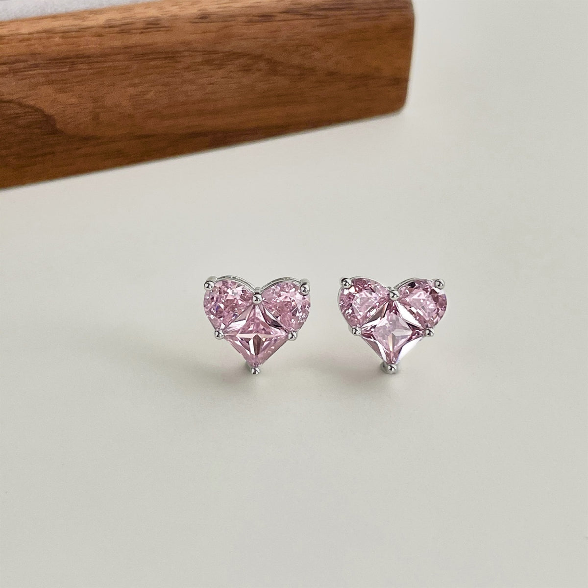 Rosy Romance Earrings | 925 Silver